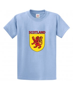 Scotland Football Club flag Classic Unisex Kids and Adults T-Shirt For Football Lovers